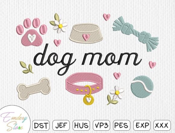 Download Pet Essentials Embroidery Design - Premium Resources