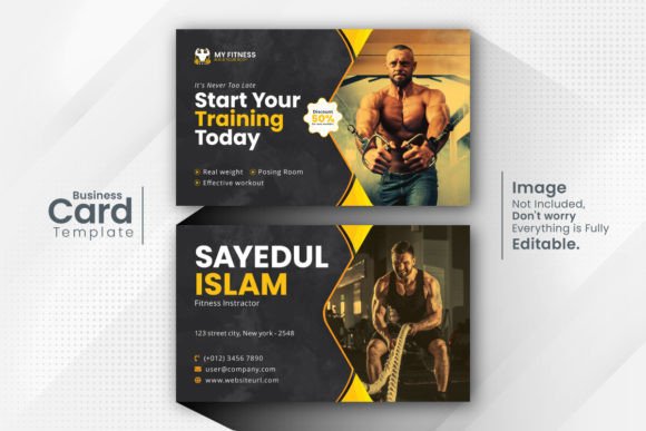 Download Fitness Center Business Card Template - Fitness center Collection