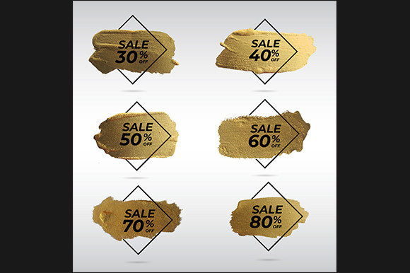 Download Gold Watercolor Brush with Sale Offer - Watercolor Collection